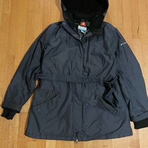 Columbia Dark Gray Hooded Jacket
